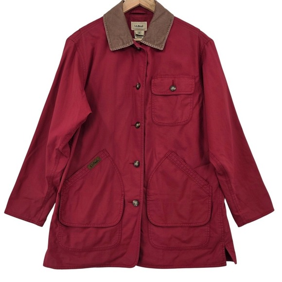 L.L. Bean Jackets & Blazers - Vintage L.L.Bean Womens S 90s Workwear Chore Barn Coat Jacket